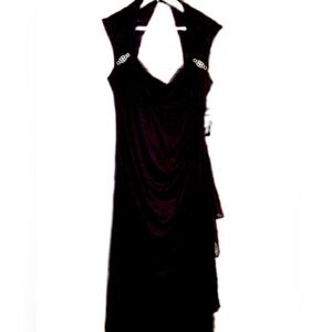 NWT R&M Richards Size 8 Formal Dress Halter Style